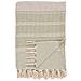 Plaid Manisa - Beige - Cotone - 130x180x0,5 Cm - Foto miniatura 1