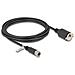 Cavo M12 codificato X da 8 pin femmina per RJ45 femmina per installazione Cat. 6A S /FTP da 3 m nero - Foto miniatura 1