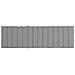 Cuscino Per Lettino Grigio 200x50x3 Cm In Tessuto Oxford - Foto miniatura 4