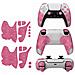 Migliora La Tua Presa: Impugnatura Fiocco Di Neve Rosa Per Controller Sony Ps5 - Foto miniatura 3