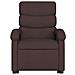 Poltrona Alzapersona Massaggi Reclinabile Marrone Scuro Tessuto - Foto miniatura 9