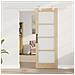 Porte Scorrevoli  con Set di Hardware 73.5x198.5 cm in Legno Massello di Pino, Porta Interna  con Vetro 'ORKDAL'73.5x198.5x4 cm in Legno Massello di Pino - Foto miniatura 3