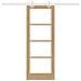 Porte Scorrevoli  con Set di Hardware 73.5x198.5 cm in Legno Massello di Pino, Porta Interna  con Vetro 'ORKDAL'73.5x198.5x4 cm in Legno Massello di Pino - Foto miniatura 4