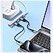Adattatore Usb-c A 4 Porte: Espandi La Connettività Con Usb 2.0 E 3.0 Silver - Foto miniatura 4