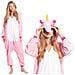 Pigiama Da Donna Tuta Intera Kigurumi Costume Pegaso Rosa 155-165 Cm M - Foto miniatura 1