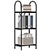 Libreria Rovere nero 40 x 30 x 109 cm Legno multistrato - Foto miniatura 3