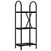 Libreria Rovere nero 40 x 30 x 109 cm Legno multistrato - Foto miniatura 7