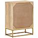 Lusso Casadino -  Credenza 55x30x76 Cm In Legno Massello Di Mango E Ferro - Foto miniatura 5