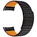 Cinturino Magnetico In Silicone Compatibile Con Garmin Forerunner 45/45s /swim 2 - Vari Colori Black+orange - Foto miniatura 1