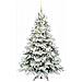 Albero di Natale artificiale con 300 LED Bianco 210 cm PE e PVC - Foto miniatura 3