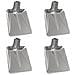 Testa di Pala 4 pcs Argento 41,5 x 32,5 cm Alluminio - Foto miniatura 1