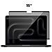 Protezione Schermo Per Macbook Air 15"" Anti-spia Fissaggio Magnetico, Nero Transparente - Foto miniatura 2