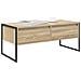 Tavolino da salotto Sonoma 100 x 46 x 40 cm Legno multistrato - Foto miniatura 3