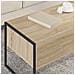 Tavolino da salotto Sonoma 100 x 46 x 40 cm Legno multistrato - Foto miniatura 4