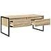 Tavolino da salotto Sonoma 100 x 46 x 40 cm Legno multistrato - Foto miniatura 5