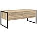 Tavolino da salotto Sonoma 100 x 46 x 40 cm Legno multistrato - Foto miniatura 8