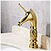 Rubinetto per lavabo da bagno, Blackswan, tipo M273 Unicorn, modello oro medio, misura 27,2 cm - Foto miniatura 2