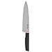 Coltello Cucina Professionale Living - Acciaio Inox Alta Qualità - Manico Antiscivolo ergonomico nero e rosso - per uso domestico e professionale - Made in Italy - Foto miniatura 1