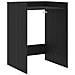 Mobiletto per lavatrice Rovere Nero 67,5 x 62 x 97 cm - Foto miniatura 1