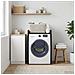 Mobiletto per lavatrice Rovere Nero 67,5 x 62 x 97 cm - Foto miniatura 4