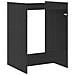 Mobiletto per lavatrice Rovere Nero 67,5 x 62 x 97 cm - Foto miniatura 7