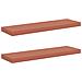 Scaffale da parete 2 pcs Rosso 80 x 23,5 x 4 cm - Foto miniatura 1