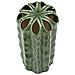 Vaso Cactus Tall Piccolo In Ceramica Verde A Forma Di Cactus - Foto miniatura 2