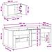 Struttura Letto Loft con Armadietto 3 pz Grigio Cemento - Foto miniatura 7