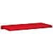 Cuscino per panchina Similpelle Rosso Profondità 35 cm - Foto miniatura 7