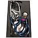 Stetoscopio Littmann Classic Iii 5874 Professionale Tubo Blu Caraibi Doppia Testa Acustica Adulto Pediatrico Oem - Foto miniatura 4