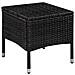 Set Bistrot Da Esterno In Polyrattan Nero - Foto miniatura 4