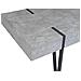 Tavolino Grigio Chiaro Effetto Cemento Adena - Foto miniatura 2
