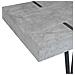 Tavolino Grigio Chiaro Effetto Cemento Adena - Foto miniatura 8