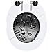 Tavoletta Wc Coperchio Chiusura Morbida Mdf Goccia D'acqua - Foto miniatura 5