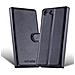 Custodia Compatibile Con Sony Xperia M5 In Nero Carbone - Coperchio Protettiva Con Chiusura Magnetica, Funzione Stand E Tasca Per Le Carte - Foto miniatura 2