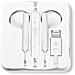 Auricolari Cablati Lightning Iphone Vivavoce Microfono Telecomando Bianco - Foto miniatura 1