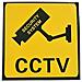 Videocamera Di Sicurezza Fittizia Di Sorveglianza Led Lampeggiante Rosso 2x Esterna Falso Coperta Imitazione Della Cupola Di Ir Cctv Lampeggiante Con Avviso Sticker - Bianco - Foto miniatura 4