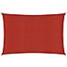Vela Parasole 160 g / m² Rossa 3x4,5 m in HDPE - Foto miniatura 1