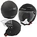 Jet City Casco Moto Certificato Ece 22-05 Doppia Visiera Scooter Nero Opaco M - Foto miniatura 10