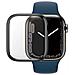 Salvadisplay Per Apple Watch 7 / 8 Oleofobico 3d Full Body, Nero - Foto miniatura 5
