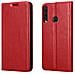 Custodia Compatibile Con Huawei Y6p In Rosso Mela - Coperchio Protettiva Con Chiusura Magnetica, Funzione Stand E Tasca Per Le Carte - Foto miniatura 8