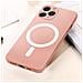 Cover Magsafe Per Iphone 12 Pro Max Soft-touch Bordi Rialzati Anti-shock Rosa - Foto miniatura 3