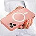 Cover Magsafe Per Iphone 12 Pro Max Soft-touch Bordi Rialzati Anti-shock Rosa - Foto miniatura 5