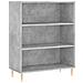 Libreria Grigio Cemento 69,5x32,5x90 Cm In Legno Multistrato - Foto miniatura 2