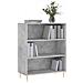 Libreria Grigio Cemento 69,5x32,5x90 Cm In Legno Multistrato - Foto miniatura 3