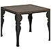 Tavolo Apribile 90x90/180 Cm Paxon Libra Telaio Antracite - Noce - Foto miniatura 4