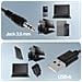 Altoparlante Per Pc Bluetooth Con Porte Jack 3,5 Mm + Usb + Micro Sd, Nero - Foto miniatura 3