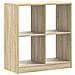 Libreria Rovere Sonoma 68,5x32x75 Cm In Legno Multistrato - Foto miniatura 2