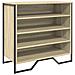 Scarpiera Rovere Sonoma 80x38x78 cm in Truciolato - Foto miniatura 2