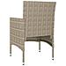 Set Sedie Da Giardino Con Poggiapiedi 4 Pz In Polyrattan Beige - Foto miniatura 5